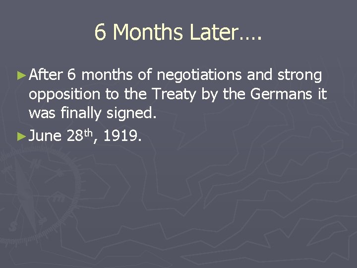 6 Months Later…. ► After 6 months of negotiations and strong opposition to the
