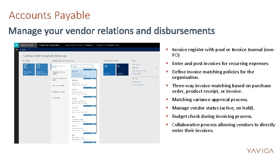 Accounts Payable § Invoice register with pool or Invoice Journal (non. PO) § Enter Accounts Payable § Invoice register with pool or Invoice Journal (non. PO) § Enter