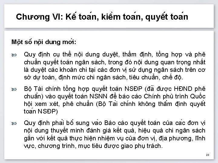 Chương VI: Kê toa n, kiê m toa n, quyê t toa n Mô