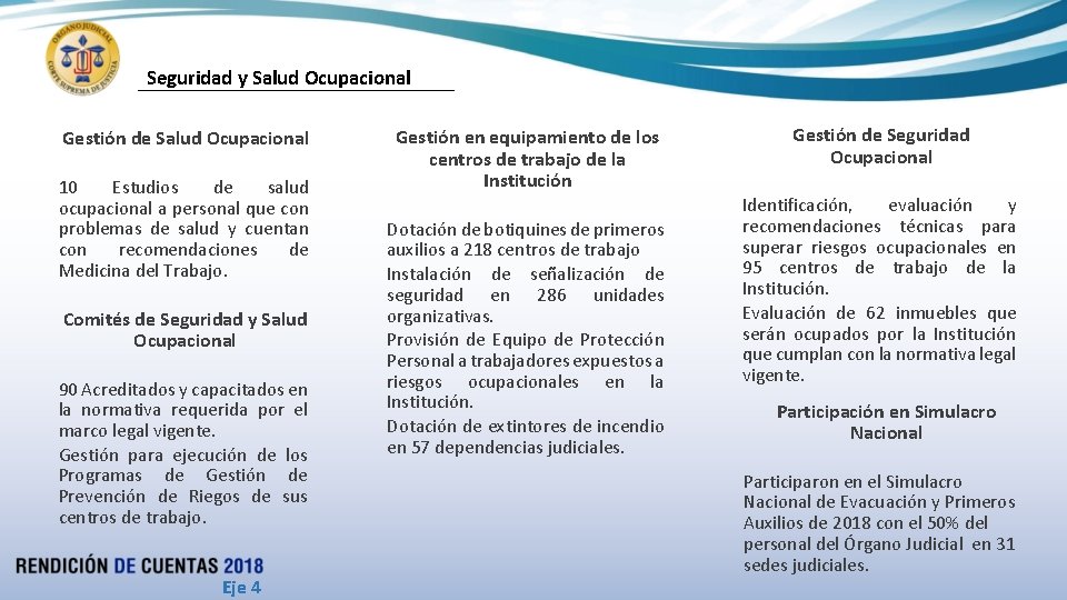 Seguridad y Salud Ocupacional Gestión de Salud Ocupacional 10 Estudios de salud ocupacional a