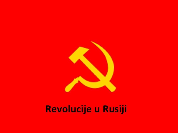 Revolucije u Rusiji 