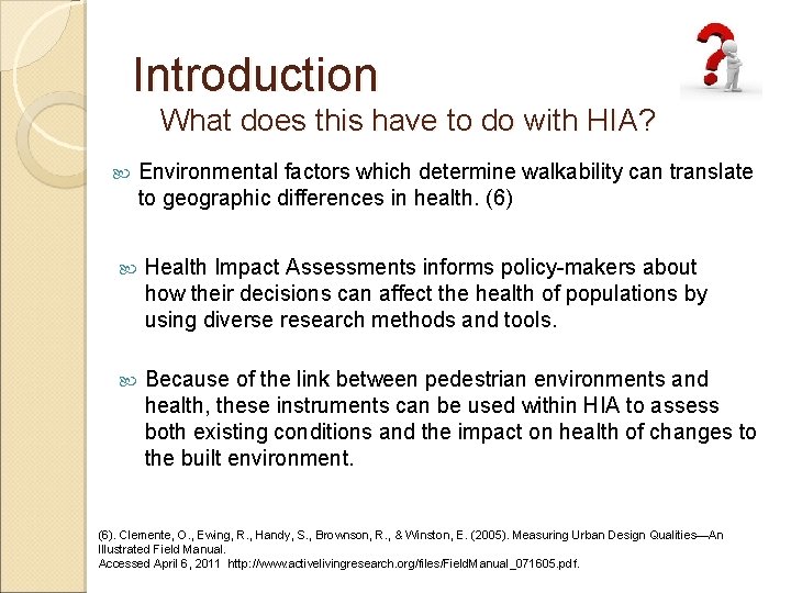 Ewalkability Gis A Integrated Tool For Health Impact