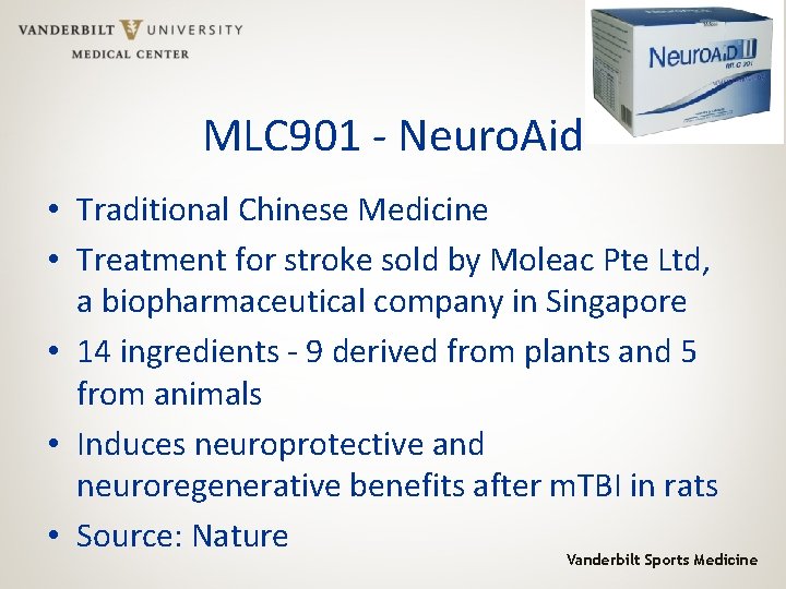 MLC 901 - Neuro. Aid • Traditional Chinese Medicine • Treatment for stroke sold