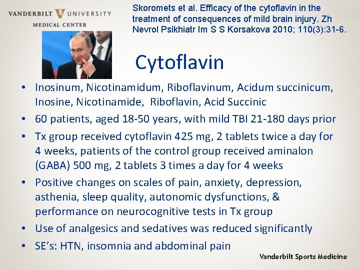 Skoromets et al. Efficacy of the cytoflavin in the treatment of consequences of mild