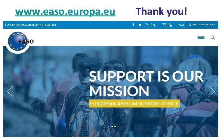 www. easo. europa. eu Thank you! 