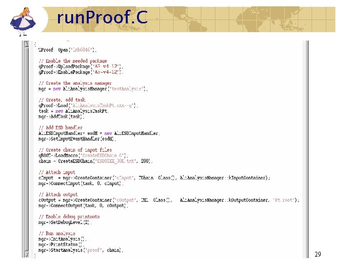 run. Proof. C 29 run. Proof. C 29