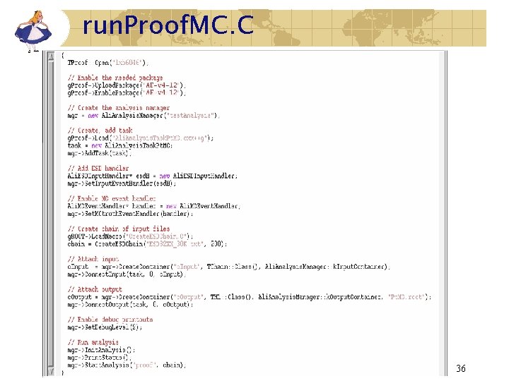 run. Proof. MC. C 36 run. Proof. MC. C 36