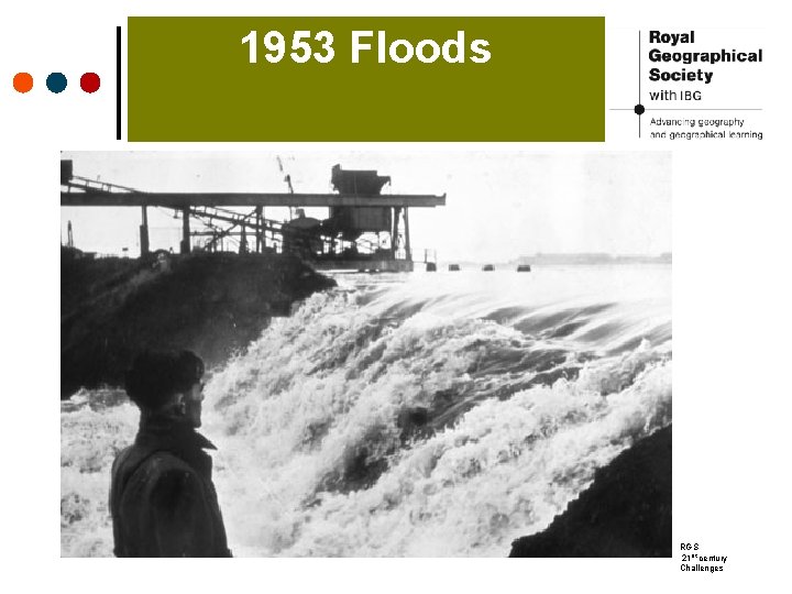 1953 Floods RGS 21 st century Challenges 