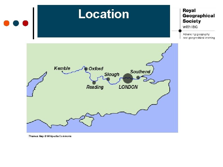 Location Thames Map © Wikipedia Commons 