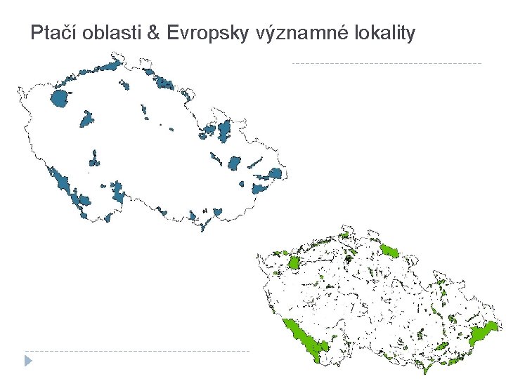 Ptačí oblasti & Evropsky významné lokality 