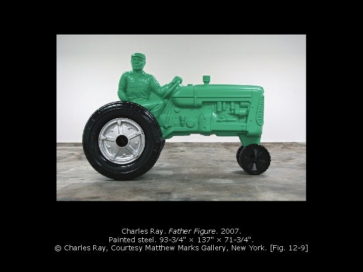 Charles Ray. Father Figure. 2007. Painted steel. 93 -3⁄4" × 137" × 71 -3⁄4". Charles Ray. Father Figure. 2007. Painted steel. 93 -3⁄4" × 137" × 71 -3⁄4".
