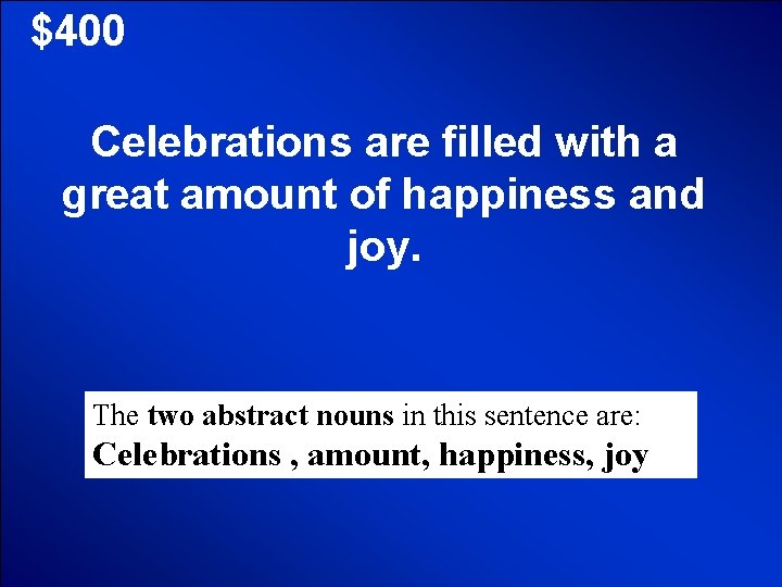 © Mark E. Damon - All Rights Reserved $400 Celebrations are filled with a