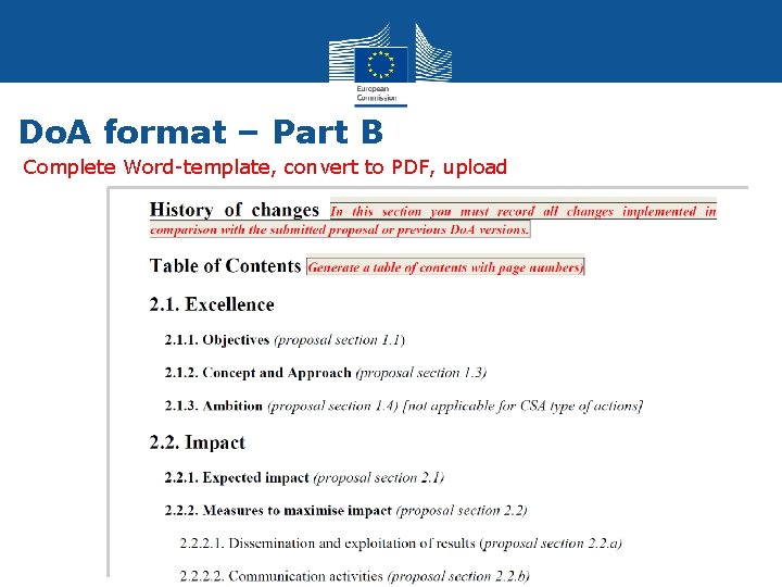 Do. A format – Part B Complete Word-template, convert to PDF, upload 