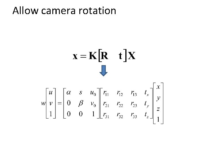 Allow camera rotation 