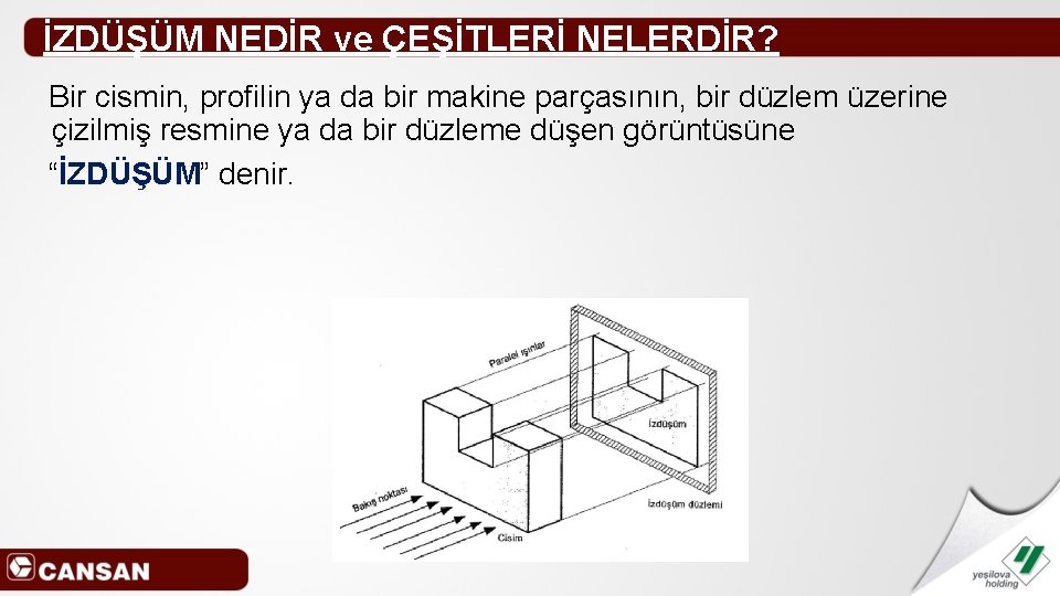 İZDÜŞÜM NEDİR ve ÇEŞİTLERİ NELERDİR? Bir cismin, profilin ya da bir makine parçasının, bir