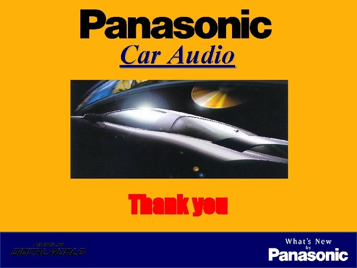 Car Audio Thank you 