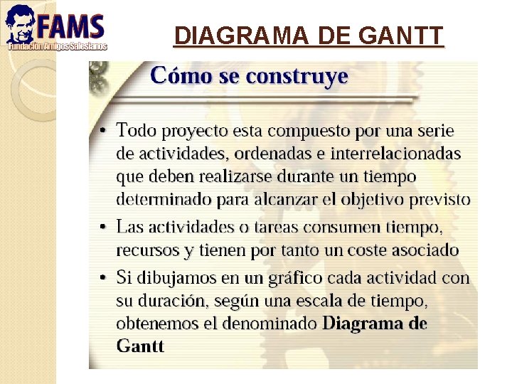 DIAGRAMA DE GANTT 