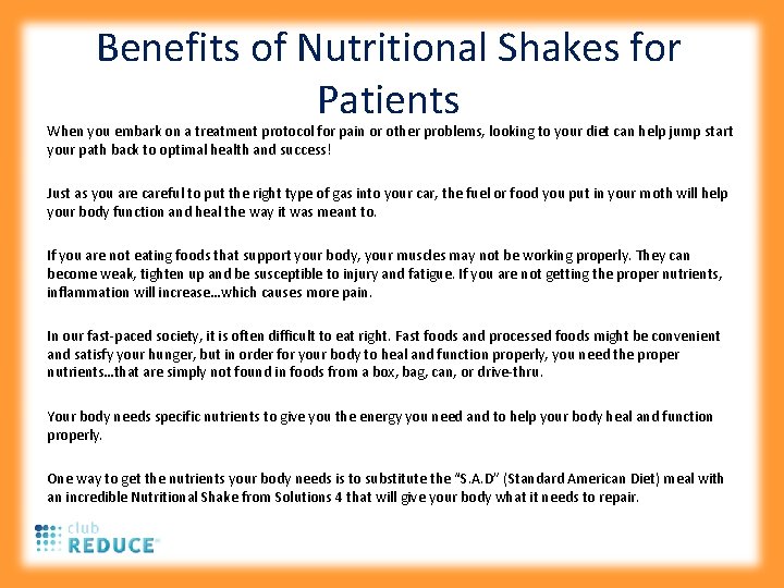 Benefits of Nutritional Shakes for Patients When you embark on a treatment protocol for