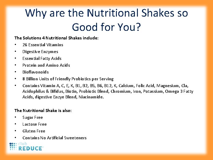 Why are the Nutritional Shakes so Good for You? The Solutions 4 Nutritional Shakes