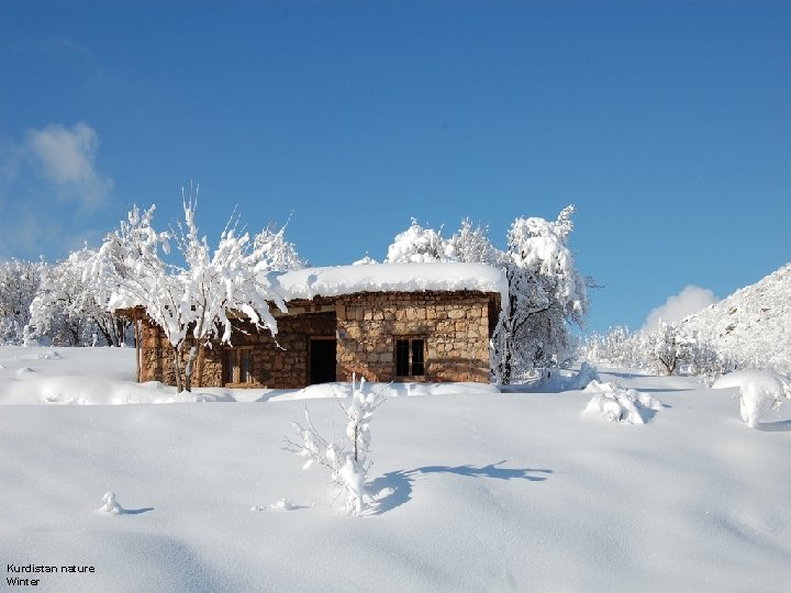 Kurdistan nature Winter Artificial Intelligence Methods – Department of Biosystems Engineering – University of