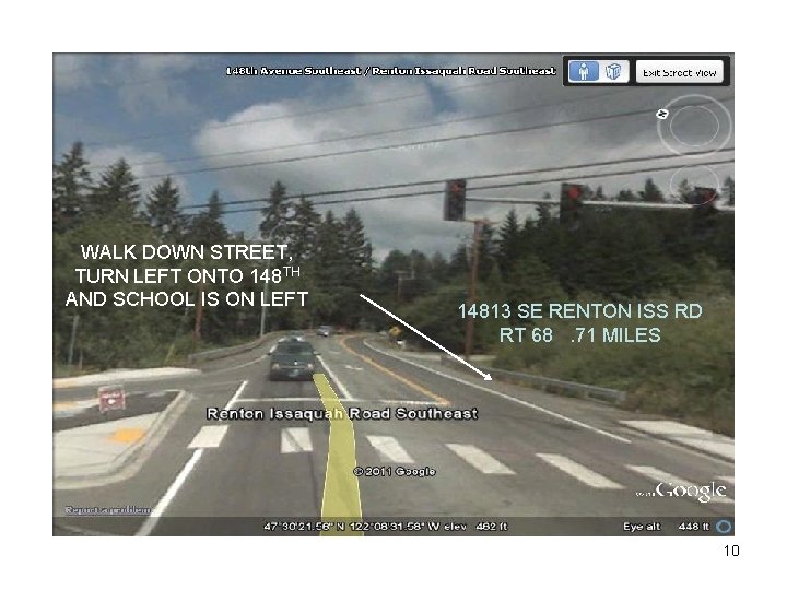 WALK DOWN STREET, TURN LEFT ONTO 148 TH AND SCHOOL IS ON LEFT 14813