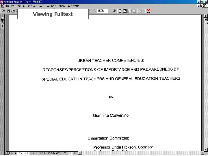 Viewing Fulltext www. riss 4 u. net 