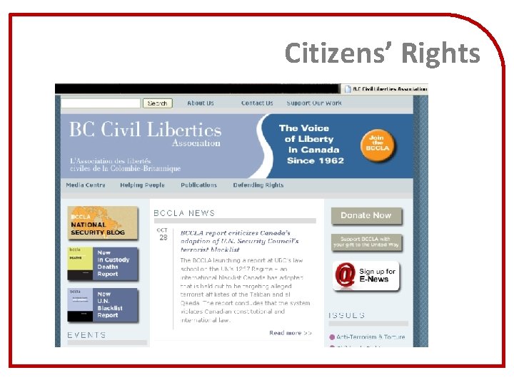 Citizens’ Rights 