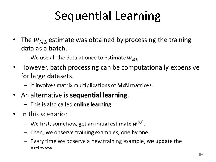 Sequential Learning • 50 