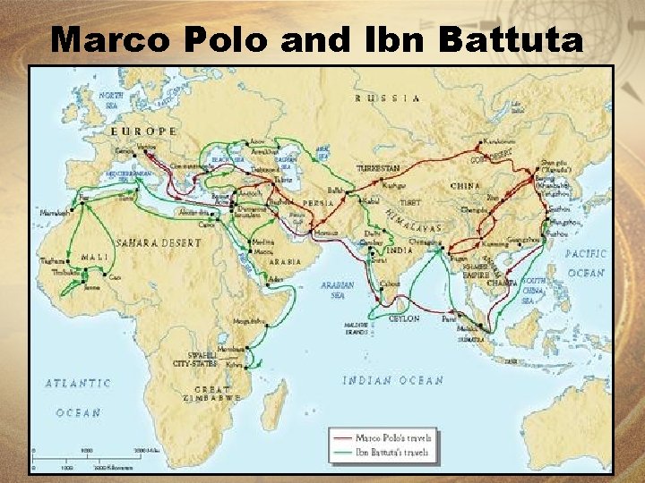 Marco Polo and Ibn Battuta 