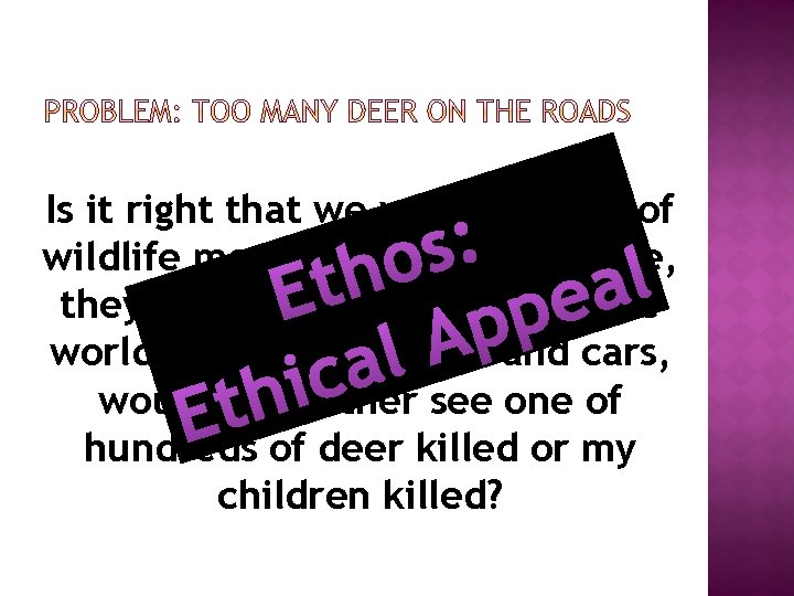 Is it right that we value the life of wildlife more than humans? Sure,