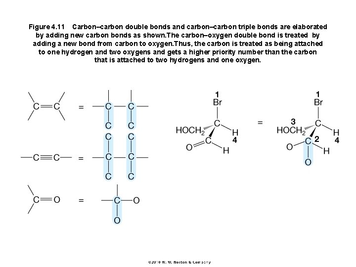 Figure 4. 11 Carbon–carbon double bonds and carbon–carbon triple bonds are elaborated by adding new