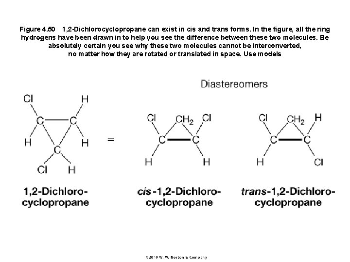 Figure 4. 50 1, 2 -Dichlorocyclopropane can exist in cis and trans forms. In the