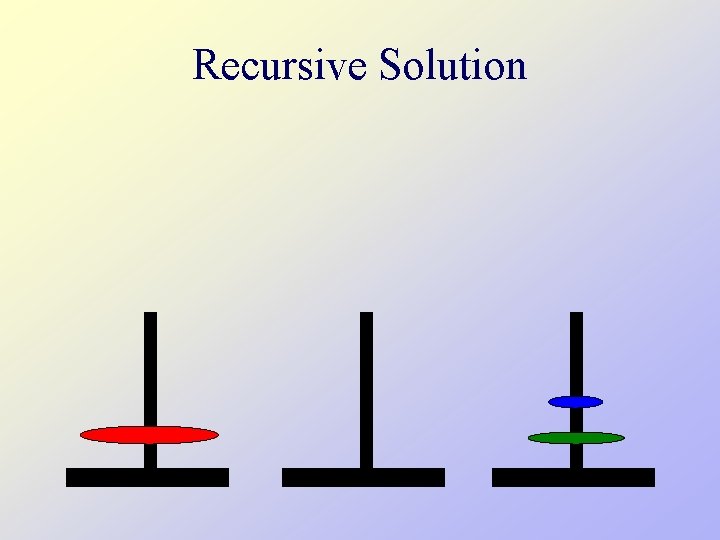 Recursive Solution 