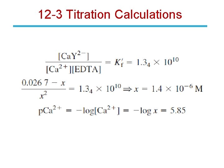 12 -3 Titration Calculations 