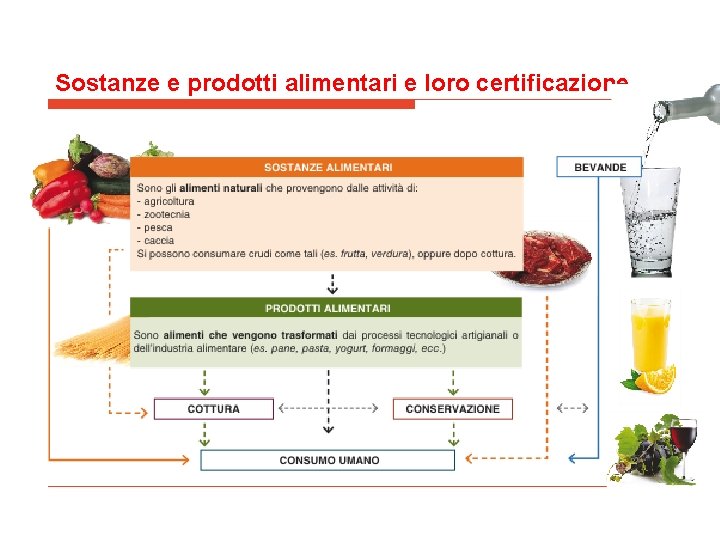 Sostanze e prodotti alimentari e loro certificazione 