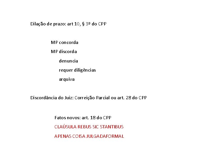 Dilação de prazo: art 10, § 3º do CPP MP concorda MP discorda denuncia