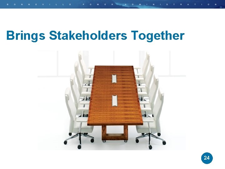 Brings Stakeholders Together 24 