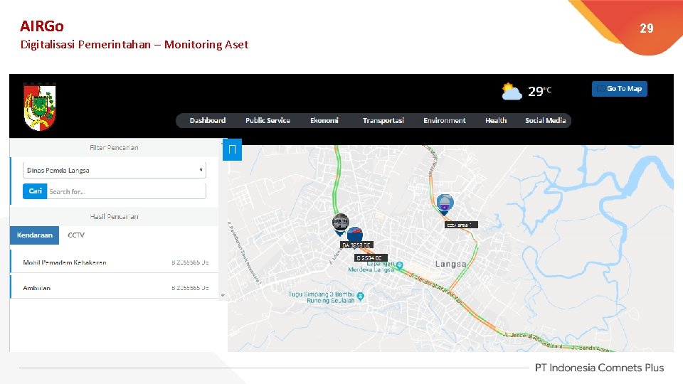 AIRGo Digitalisasi Pemerintahan – Monitoring Aset 29 