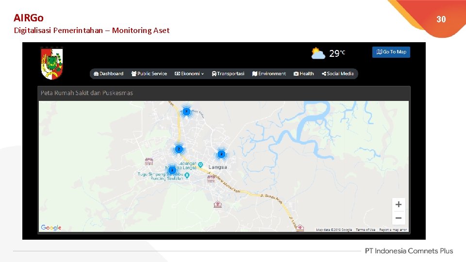 AIRGo Digitalisasi Pemerintahan – Monitoring Aset 30 