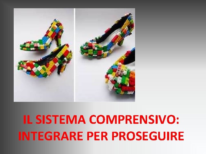 IL SISTEMA COMPRENSIVO: INTEGRARE PER PROSEGUIRE IL SISTEMA COMPRENSIVO: INTEGRARE PER PROSEGUIRE