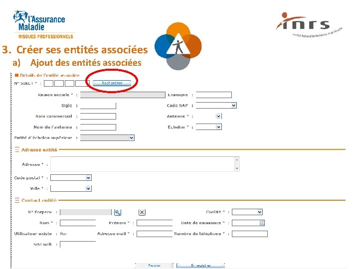 3. Créer ses entités associées a) Ajout des entités associées 