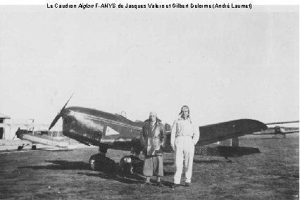 Le Caudron Aiglon F-ANYS de Jacques Valero et Gilbert Delorme (André Laumet) 