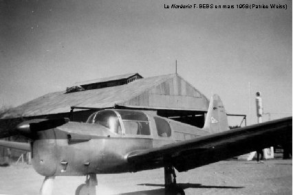 Le Norécrin F-BEBS en mars 1958 (Patrice Weiss) 