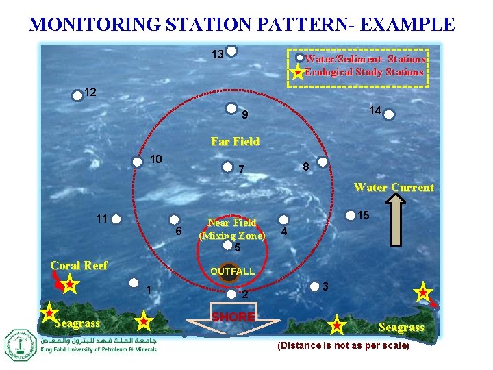 MONITORING STATION PATTERN- EXAMPLE 13 Water/Sediment- Stations Ecological Study Stations 12 14 9 Far MONITORING STATION PATTERN- EXAMPLE 13 Water/Sediment- Stations Ecological Study Stations 12 14 9 Far