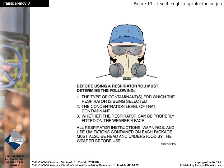 Transparency 3 National Center for Construction Education and Research Figure 13 – Use the