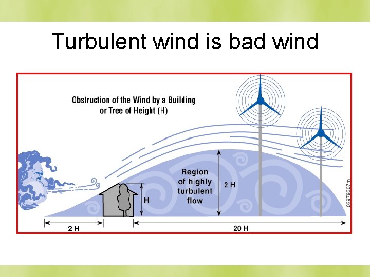 Turbulent wind is bad wind 