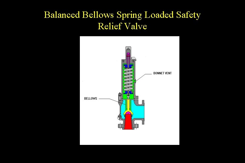 Balanced Bellows Spring Loaded Safety Relief Valve 