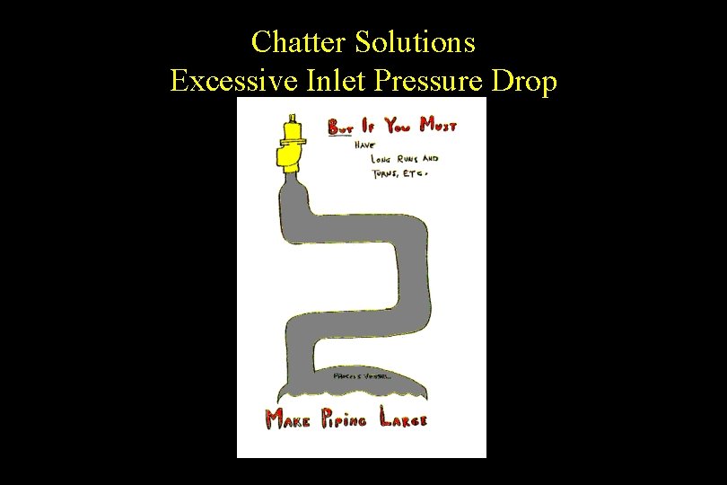 Chatter Solutions Excessive Inlet Pressure Drop 