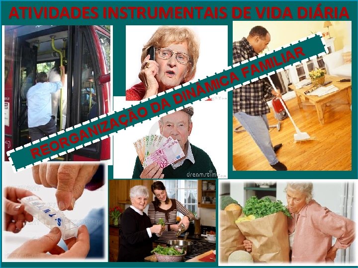 ATIVIDADES INSTRUMENTAIS DE VIDA DIÁRIA R A I IL M A F A C ATIVIDADES INSTRUMENTAIS DE VIDA DIÁRIA R A I IL M A F A C