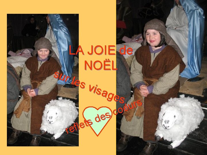 LA JOIE de NOËL sur les visa ges , urs e o c s